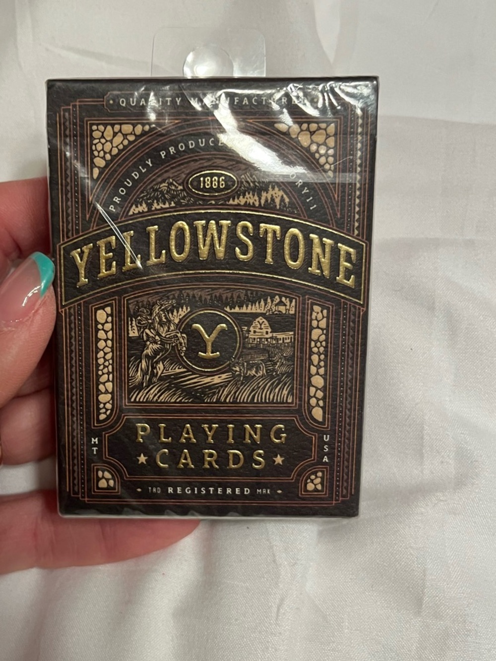 Yellowstone playing cards
